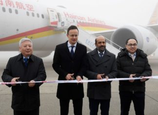 Hainan Airlines fliegt Budapest an
