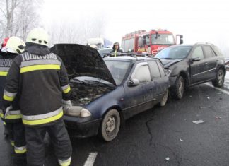 Bei Winterwetter: Geländewagen und PKW kollidierten auf der M7