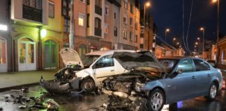 Stürmischer Unfall in Debrecen!