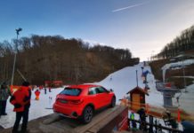 Ungarn kann auch Wintersport: Skiarena Eplény