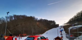 Ungarn kann auch Wintersport: Skiarena Eplény