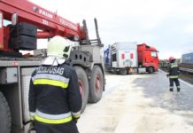 LKW mit Desinfektionsmittel auf der M1 verunglückt!