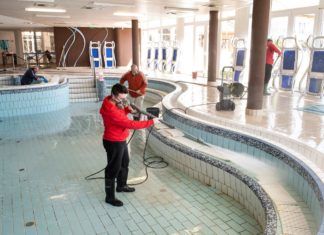 Nach Schliessung der Thermalbäder: Umfangreiche Desinfektionsarbeiten