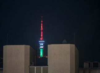 Hier leuchtet der Fernsehturm in Pécs für die Gesundheitsbranche!