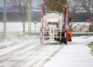 Der Schnee in Ungarn hält weiterhin an