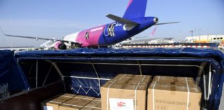 Corona-Flieger: Weiteres Schutzmaterial in Budapest gelandet!