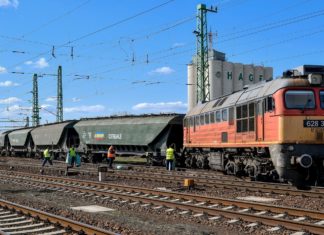 Güterzug in Püspökladány entgleist!