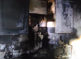 Küche in Vollbrand in Kőszeg!