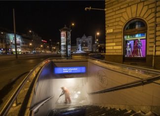 Reinigungsmassnahmen in Budapest fast rund um die Uhr
