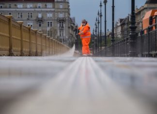 Weitere Reinigungsmassnahmen in Budapest