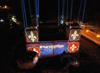 Burg von Diósgyőr sagt: Bleibt zuhause!