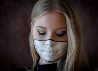 Schutzmaske im Lifestyle Stil