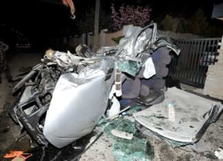 Todesfahrt: Autos total zerstört bei Frontalunfall in Érd