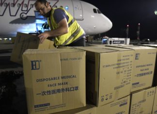 Gelandet: 200.000 Gesichtsmasken von der chinesischen Eisenbahn an die ungarische Bahn!