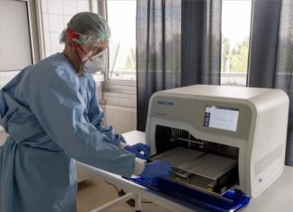 Coronavirus Testgerät ist in Győr angekommen