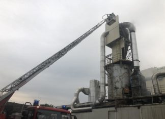 Holzwerk brannte in Szombathely