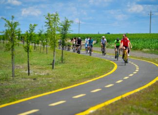Radweg zwischen Tépe und Berettyóújfalu eröffnet