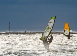 Kräftige Winde am Balaton