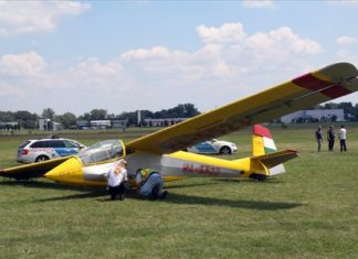 Segelflugzeug stürzte in Miskolc ab