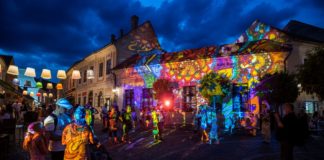 Lichtkunst in Szentendre!