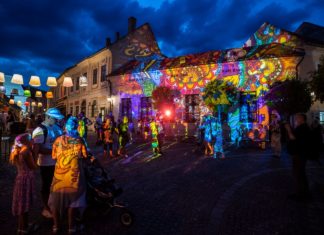 Lichtkunst in Szentendre!
