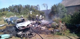 Gefährliche Aktion! Kraftstofftank ging in Flammen auf