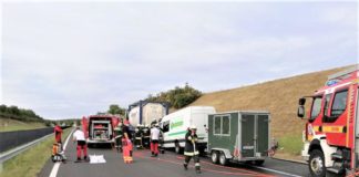 Schwerer Unfall auf der Autobahn M7