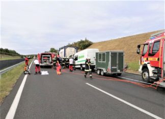 Schwerer Unfall auf der Autobahn M7
