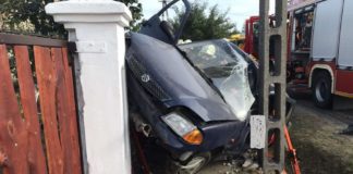 Spektakulärer Unfall in Egervölgy