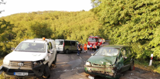 Unfall zwischen Nagylóc und Zsunypuszta