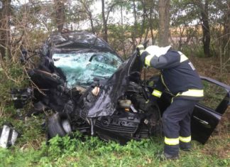 Schwerer Frontal-Unfall in der Nähe von Nyíregyháza