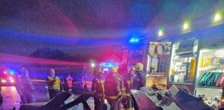 Zwei Personen eingeklemmt bei Unfall in der Nähe von Vecsés