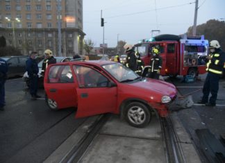 Schwerer Autounfall im XIII. Bezirk von Budapest