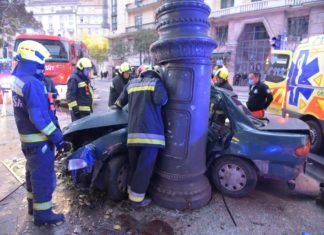 Update! Todesfahrt: 17-jähriger rast in Budapest gegen Strommast!