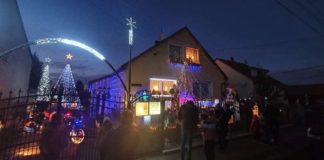 Das faszinierende Weihnachtshaus in Pápa