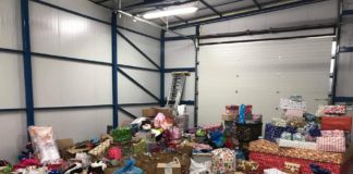 Herzliche Spendenaktion in Raum Győr