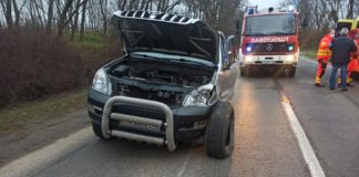 Vier Autos kollidierten bei Besenyőd