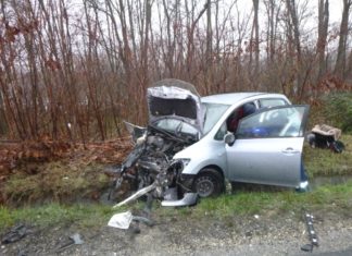 Schwerer Unfall am Stadtrand von Bárdudvarnok