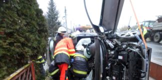 Auto und Traktor kollidierten in Körmend