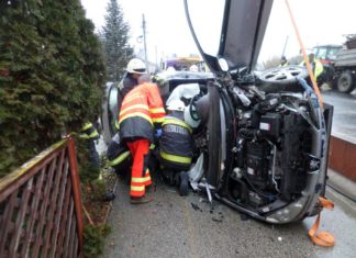 Auto und Traktor kollidierten in Körmend