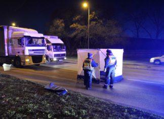 Budapest: Mann von LKW überollt!