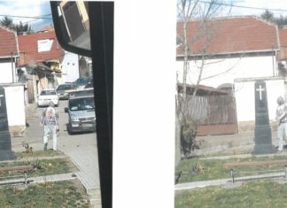 Kennen Sie den Mann? Foto vom Täter der Statuen-Beschädigung in Eger