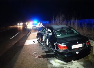 Geisterfahrer auf der Autobahn M5