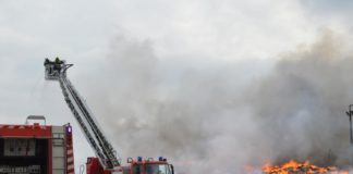 Großbrand auf Györer Mülldeponie!