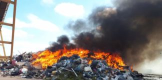 Mülldeponie brannte in Szeged