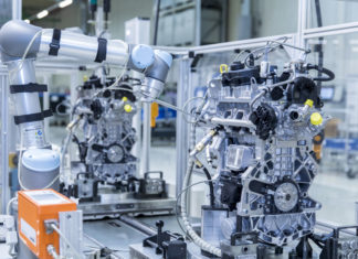 Audi Hungaria: Schnüffelroboter testet die Dreizylindermotoren von Audi