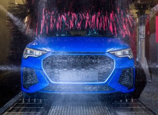 Audi Hungaria: Monsunregen prasselt auf jeden Győrer Audi