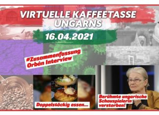 Virtuelle Kaffeetasse Ungarns am 16.04.2021