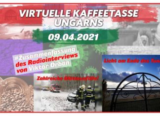 Virtuelle Kaffeetasse Ungarns am 09.04.2021