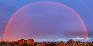 Regenbogen über Nagykanizsa